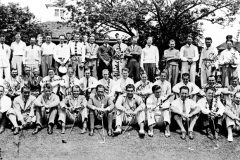 AUGUSTA, GA - MARCH 1935:  A group photograph of the 1935 Master's field during the 1935 Masters Tournament at Augusta National Golf Club held April 4-8, 1935 in Augusta, Georgia. (Photo by Augusta National/Getty Images)