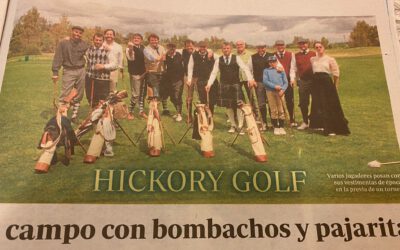 Hickory golf, al campo con bombachos y pajarita